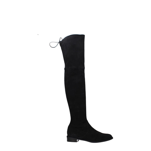 Schwarzes Leder Over The Knee