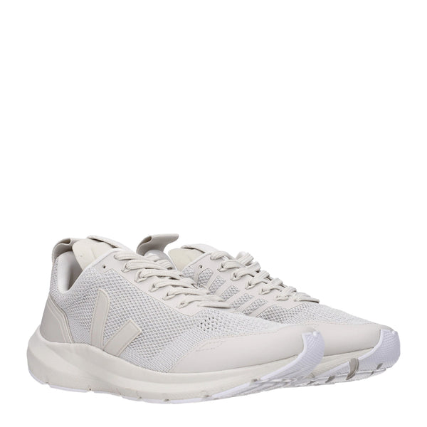 Graue Sportliche Turnschuhe aus Stoff