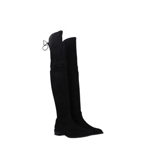 Schwarzes Leder Over The Knee