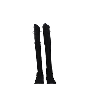 Schwarzes Leder Over The Knee