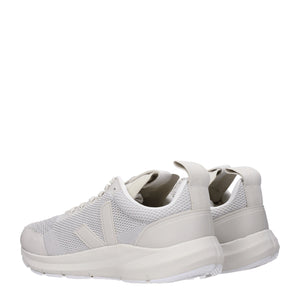 Graue Sportliche Turnschuhe aus Stoff