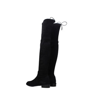 Schwarzes Leder Over The Knee