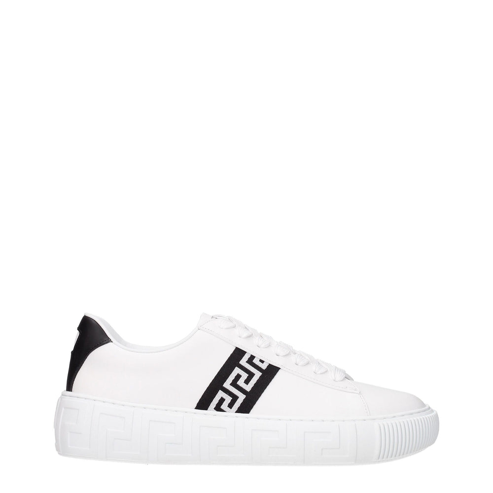 Weiße Leder-Sneakers