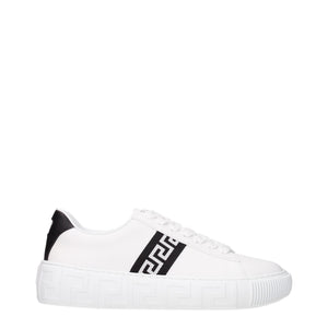 Weiße Leder-Sneakers