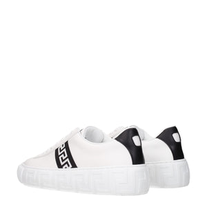 Weiße Leder-Sneakers