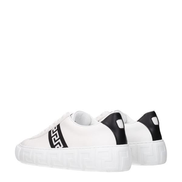 Weiße Leder-Sneakers