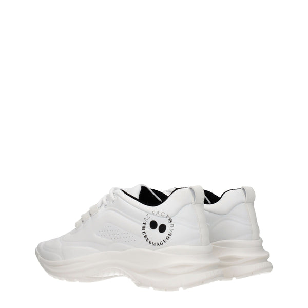 Weiße Leder-Sneakers