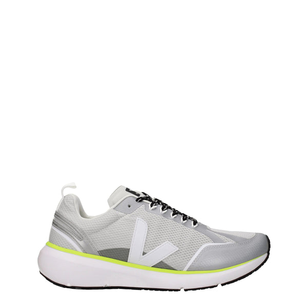 Graue Sportliche Turnschuhe aus Stoff