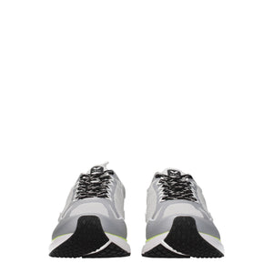 Graue Sportliche Turnschuhe aus Stoff