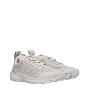 Graue Sportliche Turnschuhe aus Stoff