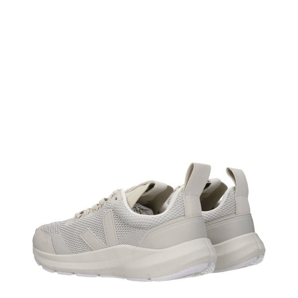 Graue Sportliche Turnschuhe aus Stoff