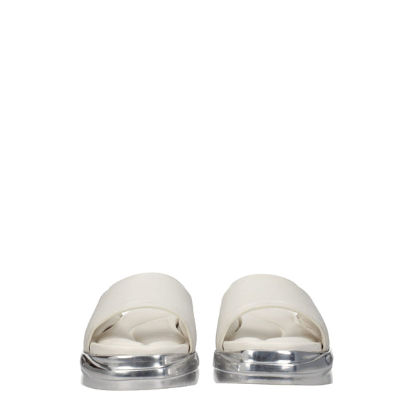 Elegante Hausschuhe aus Grauem Leder