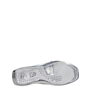Elegante Hausschuhe aus Grauem Leder