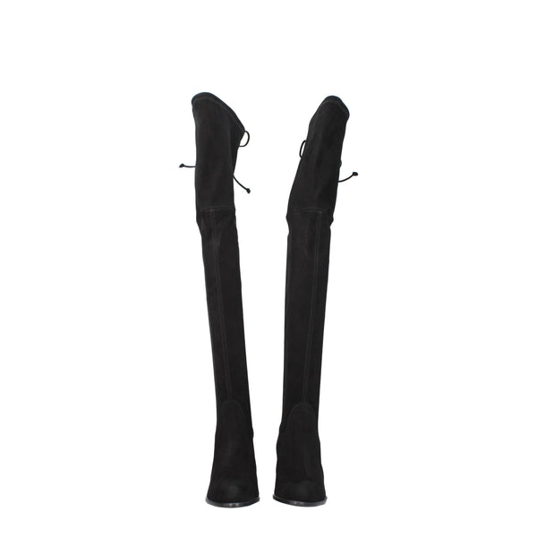 Schwarzes Leder Over The Knee