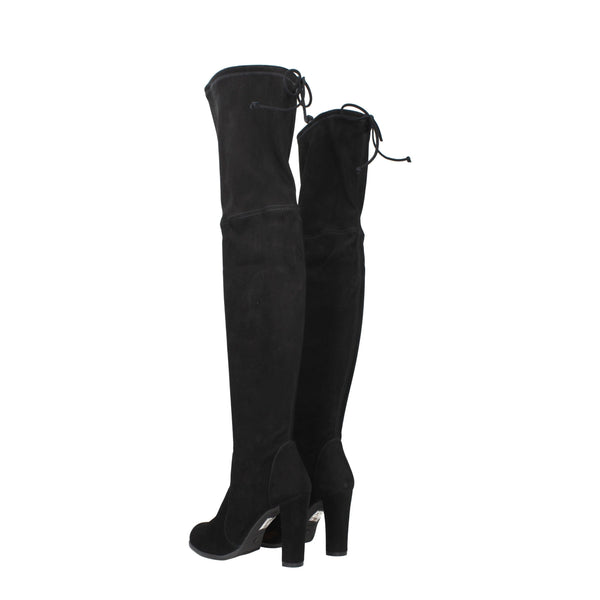 Schwarzes Leder Over The Knee