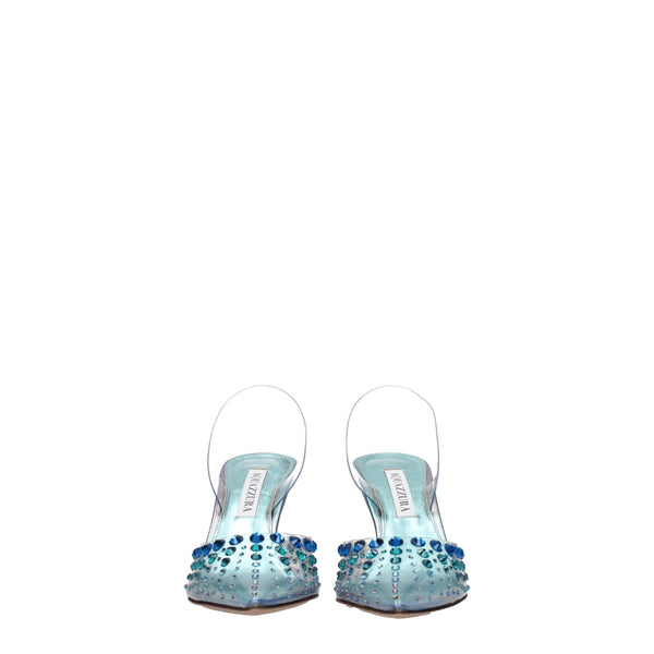 Transparente PVC-Stilettosandalen