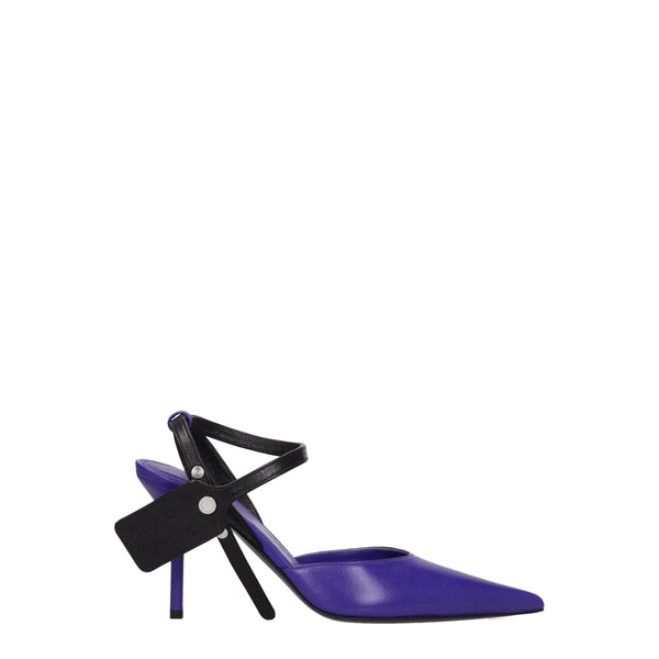 Lila Leder High Heel Pumps