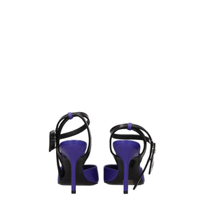 Lila Leder High Heel Pumps