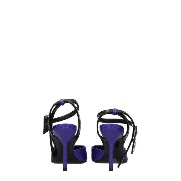 Lila Leder High Heel Pumps