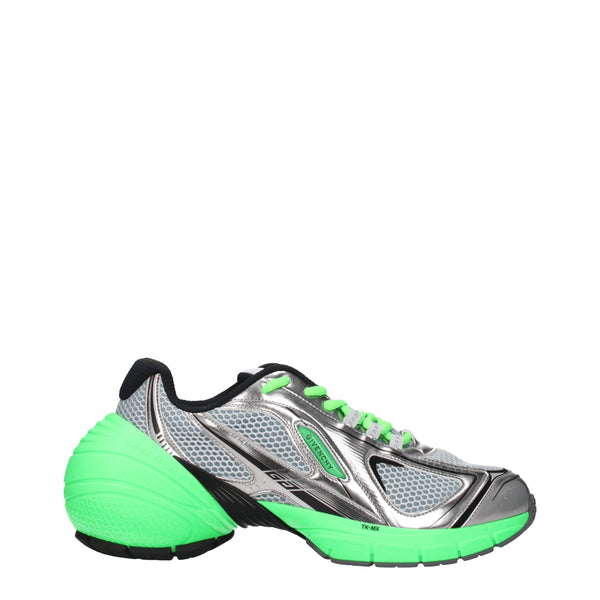 Graue Sportliche Turnschuhe aus Stoff