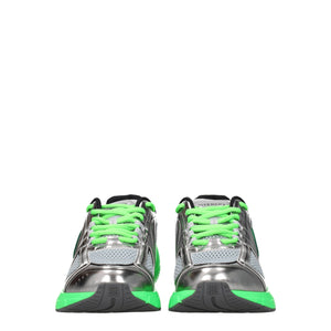 Graue Sportliche Turnschuhe aus Stoff