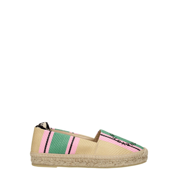 Espadrilles aus mehrfarbigem Stoff