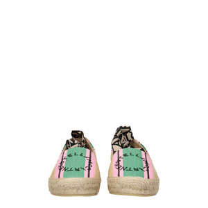 Espadrilles aus mehrfarbigem Stoff