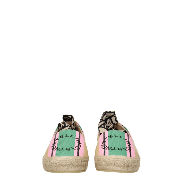 Espadrilles aus mehrfarbigem Stoff