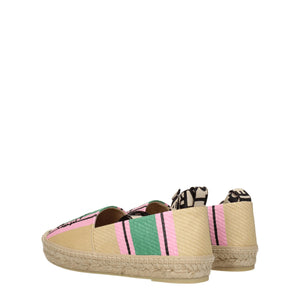 Espadrilles aus mehrfarbigem Stoff