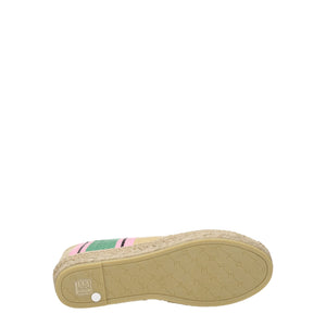 Espadrilles aus mehrfarbigem Stoff