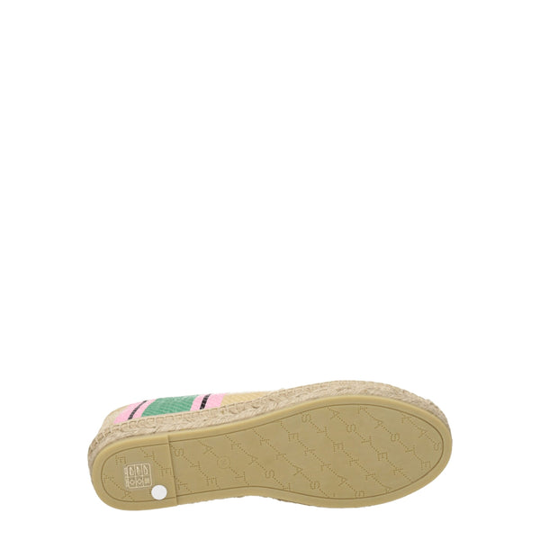 Espadrilles aus mehrfarbigem Stoff