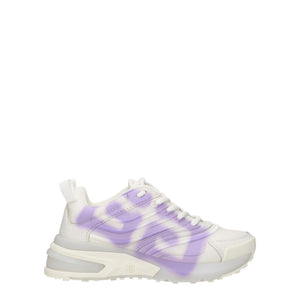 Beigefarbene Leder-Sneaker mit niedrigem Schaft