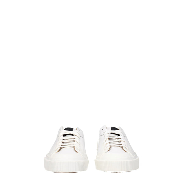 Weiße Sneaker aus Leder