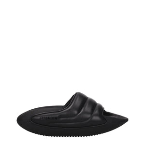Elegante Leder-Hausschuhe in Schwarz