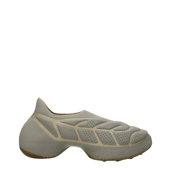 Graue Sportliche Turnschuhe aus Stoff
