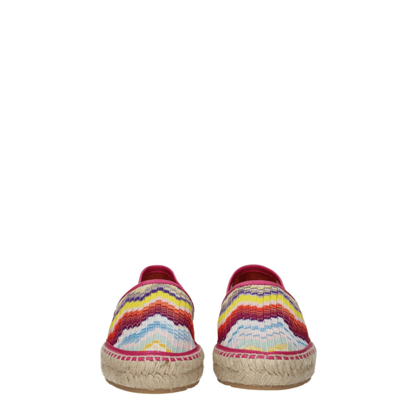 Espadrilles aus mehrfarbigem Stoff