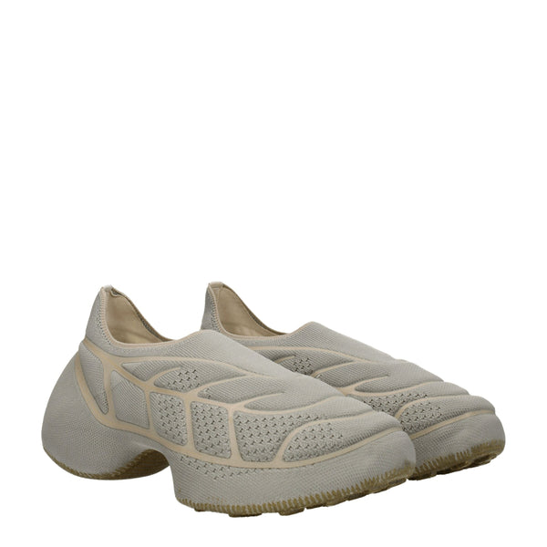 Graue Sportliche Turnschuhe aus Stoff