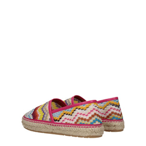 Espadrilles aus mehrfarbigem Stoff