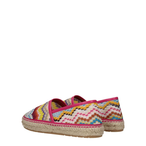 Espadrilles aus mehrfarbigem Stoff
