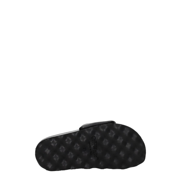 Elegante Leder-Hausschuhe in Schwarz