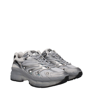 Graue Sportliche Turnschuhe aus Stoff