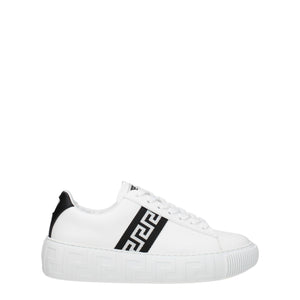 Weiße Sneakers aus Leder
