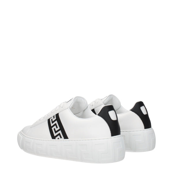 Weiße Sneakers aus Leder