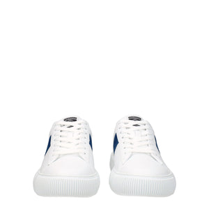 Weiße Sneakers aus Leder mit niedrigem Schaft