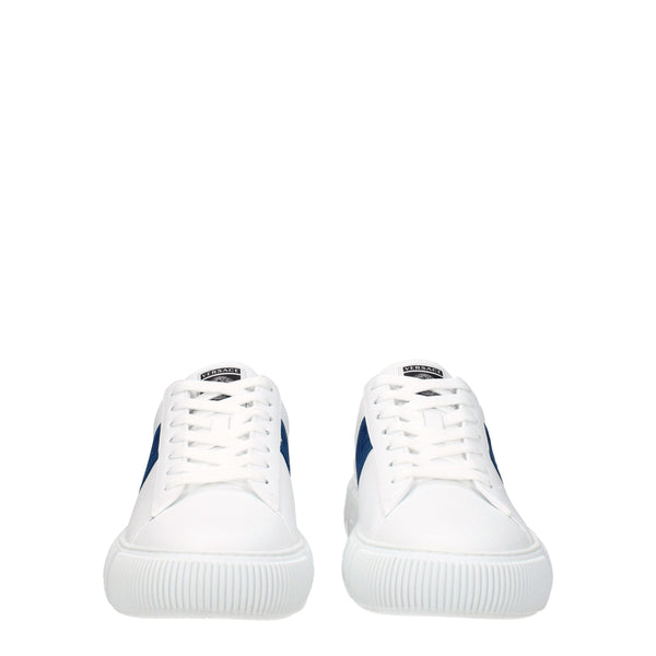 Weiße Sneakers aus Leder mit niedrigem Schaft