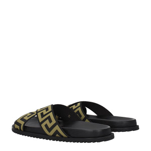 Elegante Stoff-Hausschuhe in Schwarz