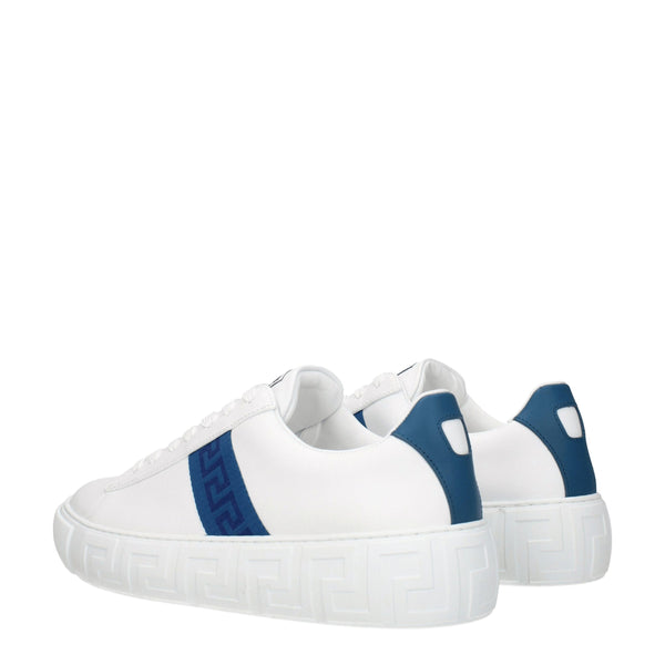 Weiße Sneakers aus Leder mit niedrigem Schaft
