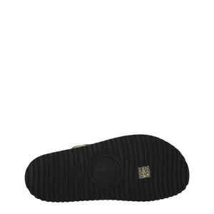 Elegante Stoff-Hausschuhe in Schwarz