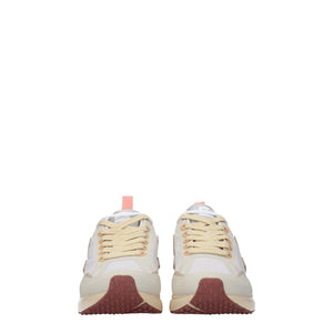 Beige Stoff Sportliche Turnschuhe