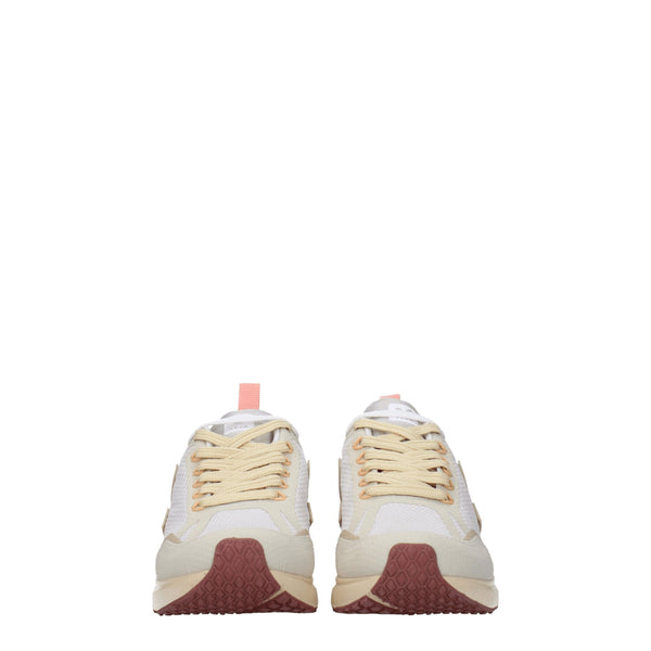 Beige Stoff Sportliche Turnschuhe